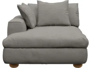Tully Isla Soft Grey Chaise Left Arm Facing Module by James Lane, a Sofas for sale on Style Sourcebook