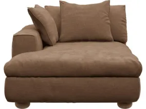 Tully Tribute Chestnut Chaise Left Arm Facing Module by James Lane, a Sofas for sale on Style Sourcebook