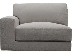Monica Boucle Pumice Left Arm Facing Chair Module by James Lane, a Sofas for sale on Style Sourcebook