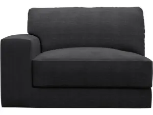 Monica Plaza Flint Grey Left Arm Facing Chair Module by James Lane, a Sofas for sale on Style Sourcebook