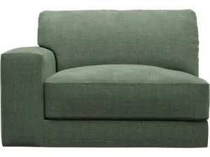 Monica Tribute Dark Jade Left Arm Facing Chair Module by James Lane, a Sofas for sale on Style Sourcebook