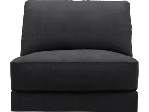 Monica Plaza Flint Grey Armless Sofa Chair Module by James Lane, a Sofas for sale on Style Sourcebook