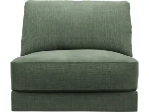 Monica Tribute Dark Jade Armless Sofa Chair Module by James Lane, a Sofas for sale on Style Sourcebook