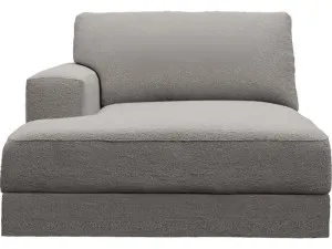 Monica Boucle Pumice Left Arm Facing Chaise Module by James Lane, a Sofas for sale on Style Sourcebook