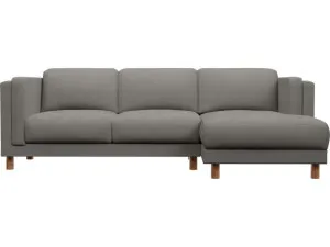 Hayes Isla Soft Grey Chaise Sofa - 3 Seater by James Lane, a Sofas for sale on Style Sourcebook