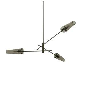 CTO Lighting Axis Small Three Pendant Light - Bronze AXIPESBZSG by CTO Lighting, a Lighting for sale on Style Sourcebook