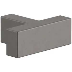 Fantini Linea Double Robe Hook - Matte Gun Metal PVD 92P57708 by Fantini, a Bathroom Accessories for sale on Style Sourcebook