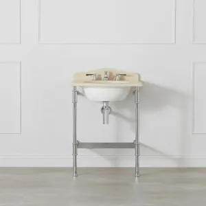 Victoria + Albert Milos 61 Biscuit Washstand 1T VA012-1-61BT by Victoria + Albert, a Vanities for sale on Style Sourcebook