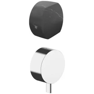 AboutWater AF/21 Wall Diverter Mixer - Chrome / Nero Marquina 2702A785BCY-4400A785 by AboutWater, a Showers for sale on Style Sourcebook