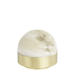 CTO Lighting Lucid 200 Table - Alabaster and Brass LUCTA2HASB by CTO Lighting, a Lighting for sale on Style Sourcebook