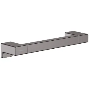 Hansgrohe Addstoris Grab bar Brushed Black Chrome 41744340 by Hansgrohe, a Bathroom Accessories for sale on Style Sourcebook