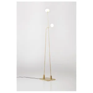 Atelier De Troupe Tempo Floor Lamp Satin Brass TEMPOFLBRO by Atelier De Troupe, a Lighting for sale on Style Sourcebook