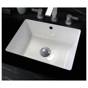 Studio Bagno Manhattan Squeeze Undercounter Basin - Gloss White SB4030 by Studio Bagno, a Basins for sale on Style Sourcebook