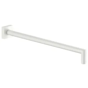 Fantini Soho 495 Wall Shower Arm with Square Backplate - Matte White 86298039F by Fantini, a Showers for sale on Style Sourcebook