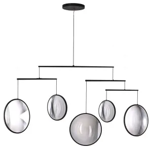 DCW Editions Focus X5 Pendant Light - Black FOCUSLED5PBLK by DCW Editions, a Lighting for sale on Style Sourcebook