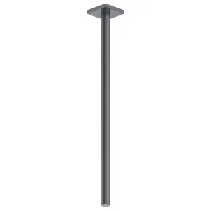 Fantini Soho 295 Ceiling Shower Arm with Square Backplate - Matte Gun Metal PVD 86P58040F by Fantini, a Showers for sale on Style Sourcebook