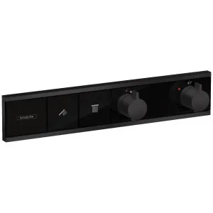 Hansgrohe RainSelect Thermostat for 2 Functions - Matte Black 15380670 by Hansgrohe, a Showers for sale on Style Sourcebook
