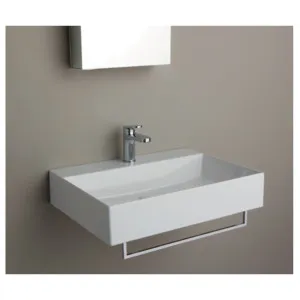 Studio Bagno Shard 60 Basin Towel Rail - Chrome SRC60 by Studio Bagno, a Bathroom Accessories for sale on Style Sourcebook
