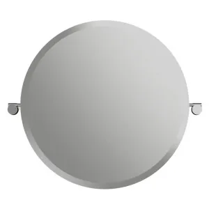 Victoria + Albert Anatolia 55 Round Wall Bathroom Mirror Brushed Steel MR-ANA-55-BS by Victoria + Albert, a Mirrors for sale on Style Sourcebook
