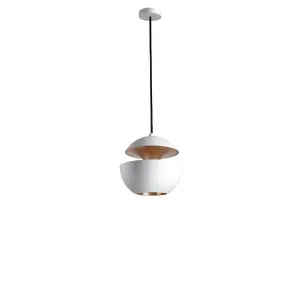 DCW Editions Here Comes The Sun 175 Pendant Light - White and Copper HCS175WHCOP by DCW Editions, a Lighting for sale on Style Sourcebook