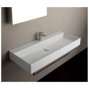 Studio Bagno Shard 75 Towel Rail Basin - Chrome SRC75 by Studio Bagno, a Bathroom Accessories for sale on Style Sourcebook