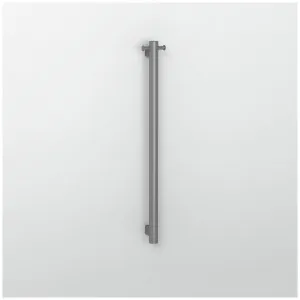 Rogerseller Tonic 900 Additional Vertical Heated Towel Rail with Hook - Graphite 3435005605-ADD by Rogerseller, a Towel Rails for sale on Style Sourcebook