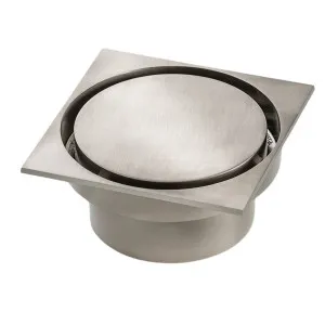 Rogerseller Square Floor Waste - Brushed Nickel 3806001007 by Rogerseller, a Traps & Wastes for sale on Style Sourcebook