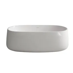 Studio Bagno Nur 1600 Freestanding Bath - Matte White NUR007MW by Studio Bagno, a Bathtubs for sale on Style Sourcebook