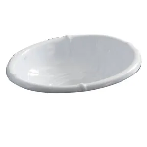 Studio Bagno Impero 50 Inset Basin - Gloss White IMP4650 by Studio Bagno, a Basins for sale on Style Sourcebook