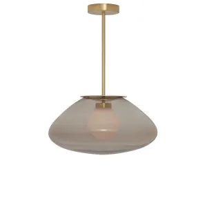 CTO Lighting Petra Small Pendant Light - Brass and White Opal Glass PETPESSBSGSO by CTO Lighting, a Lighting for sale on Style Sourcebook