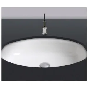 Studio Bagno Lago 75 Undercounter Basin - Gloss White LVO75U by Studio Bagno, a Basins for sale on Style Sourcebook