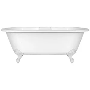 Victoria + Albert Cheshire 1750 Clawfoot Freestanding Bath - Gloss White with White Quarrycast Feet CHENSWNOFTCHESW by Victoria + Albert, a Bathtubs for sale on Style Sourcebook