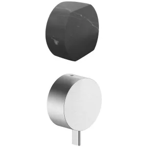 AboutWater AF/21 Wall Diverter Mixer - Brushed Stainless Steel / Nero Marquina 2793A785BCY-4400A785 by AboutWater, a Showers for sale on Style Sourcebook