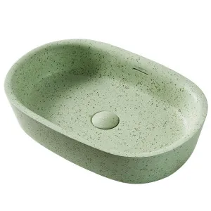 Claybrook Soho Countertop Basin - Sage Terrazzo H30425-SG-01-H by Claybrook, a Basins for sale on Style Sourcebook