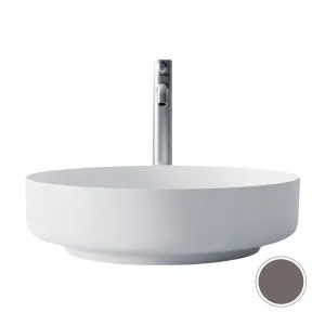 Studio Bagno Form Circle Bench Basin - Matte Coffee FRM45-MC FRM45MC by Studio Bagno, a Basins for sale on Style Sourcebook