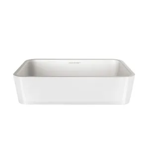 Victoria + Albert Edge 45 Countertop Basin - Gloss White VBEDG45NO by Victoria + Albert, a Basins for sale on Style Sourcebook