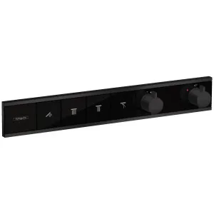 Hansgrohe RainSelect Thermostat for 4 Functions - Matte Black 15382670 by Hansgrohe, a Showers for sale on Style Sourcebook