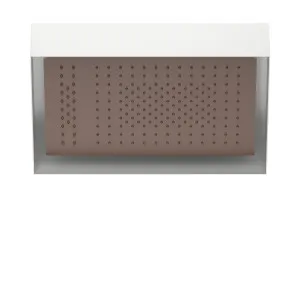 Fantini Acquafit Multi-Function Ceiling Shower with Frame & Dream Light - Matte Copper PVD 79P9K021 by Fantini, a Showers for sale on Style Sourcebook