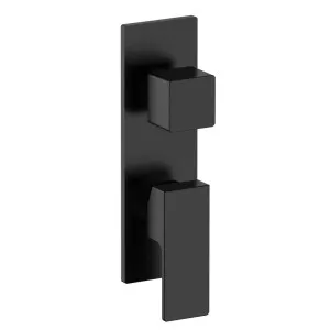 Fantini Mint Wall Diverter Mixer - Matte Black 3413F185B-4400M585A by Fantini, a Showers for sale on Style Sourcebook