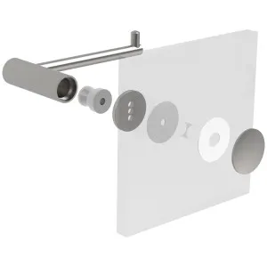 Rogerseller Tonic Accessory Through Glass Fixing - Graphite 343501TG05 by Rogerseller, a Bathroom Accessories for sale on Style Sourcebook