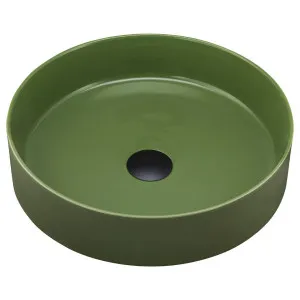 Terzofoco By Oliveri Short Circular Countertop Basin - Olive Green TZ0200CG by Terzofoco by Oliveri, a Basins for sale on Style Sourcebook