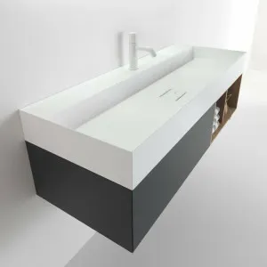 Falper Timber Quattro Zero 1200mm Ceramilux Basin with Integrated Cabinet - 652910 by Falper, a Vanities for sale on Style Sourcebook