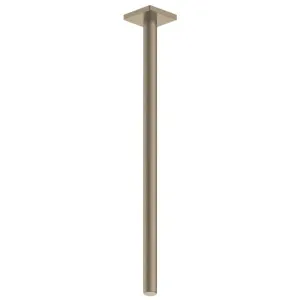 Fantini Soho 295 Ceiling Shower Arm with Square Backplate - Matte British Gold PVD 86P68040F by Fantini, a Showers for sale on Style Sourcebook
