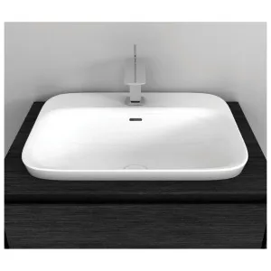 Studio Bagno Soul 4 Inset Basin with 1 Tap Hole - Gloss White SOL15-1 SOL15/1 by Studio Bagno, a Basins for sale on Style Sourcebook