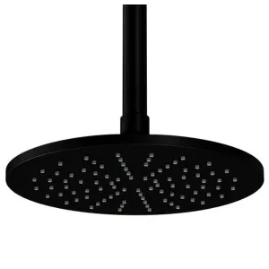 Rogerseller Tonic 250mm Shower Rose - Matte Black 35060000111 by Rogerseller, a Showers for sale on Style Sourcebook