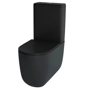 Studio Bagno Milady Rimless Toilet Suite - Matte Black MIL001MB by Studio Bagno, a Toilets & Bidets for sale on Style Sourcebook