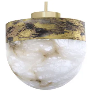 CTO Lighting Lucid 300 Pendant - Alabaster and Silver LUCPE3HAOS by CTO Lighting, a Lighting for sale on Style Sourcebook