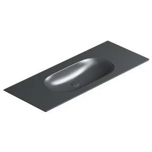 Catalano Horizon 125x50 Wall Hung Basin - Matte Black 1125HZNS-Z3442-2 by Catalano, a Basins for sale on Style Sourcebook