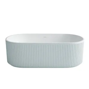 Studio Bagno Colonnade Freestanding Bath - Matte White COL007MW by Studio Bagno, a Bathtubs for sale on Style Sourcebook