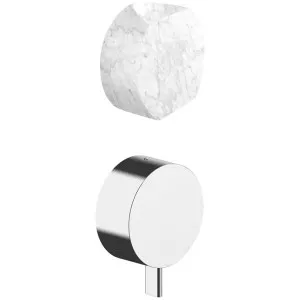 AboutWater AF/21 Wall Diverter Mixer - Chrome / Carrara 2702A785BCX-4400A785 by AboutWater, a Showers for sale on Style Sourcebook